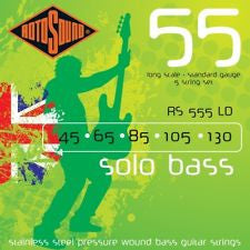 Rotosound RS 555LD solo bass guitar strings 5 string set 45-130